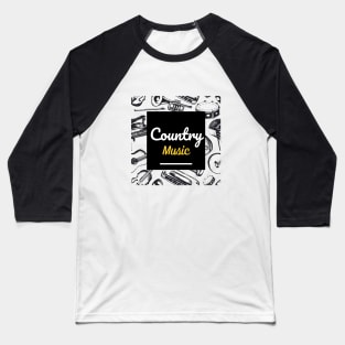 country music I love retro Baseball T-Shirt